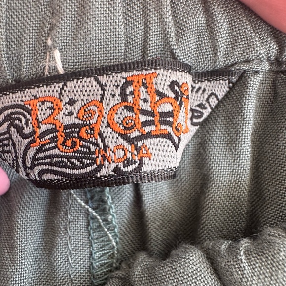 Women's Green Maxi Skirt - Picture 3 of 5